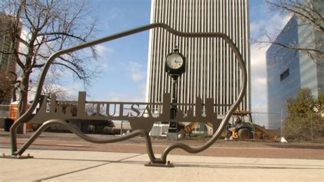 Art Meets Functionality In Downtown Tulsa Bike Racks Downtown Bike