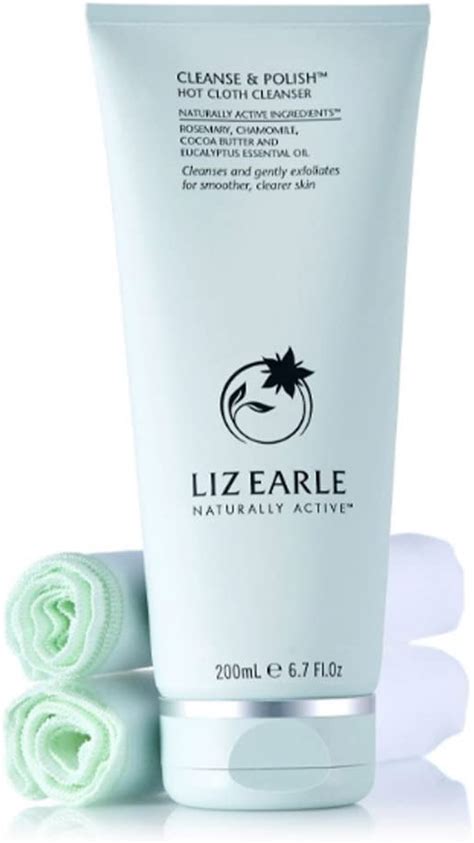 Liz Earle Cleanse And Polish 200ml Tube With Two Cloths Uk Beauty