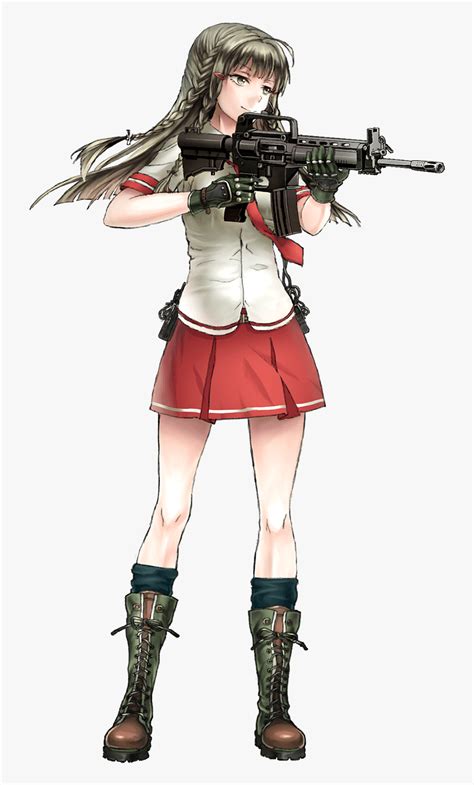 Cartoon Girl Shooting Gun Png Download Anime Girl Shooting Gun Transparent Png Kindpng