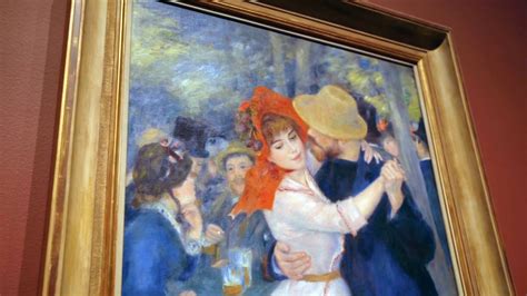 Renoirs Dance At Bougival Inside The Galleries With The Curators