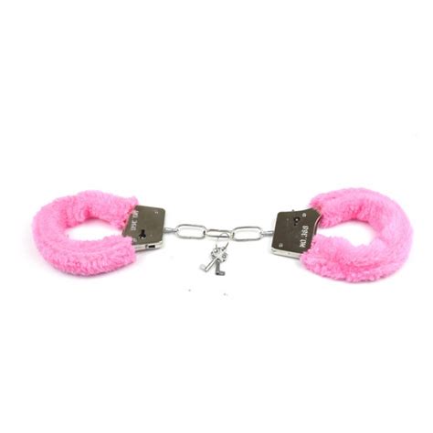 Wholesale Furry Soft Metal Handcuffs Couple Chastity Sex Toys Role Playing Erotic Products Adult