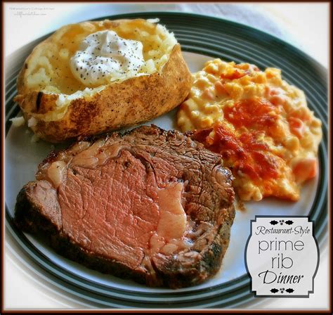 Garlic, thyme, and rosemary complement this flavorful cut of meat, and get a free ebook with 10 easy dinner ideas + new recipes delivered by email! Restaurant style prime rib recipe