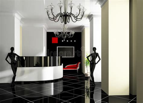 Reception In Hotel Stock Illustration Illustration Of Luxury 28905174