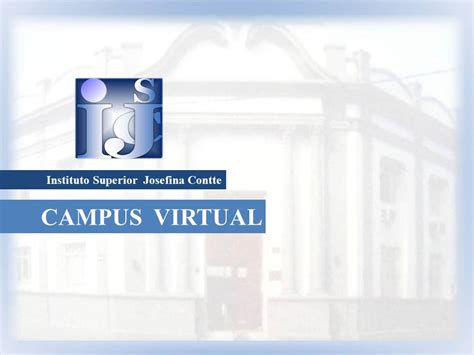 Campus Virtual Instituto Superior Josefina Contte