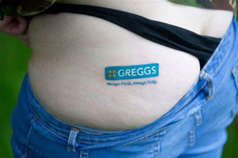 Mum Gets Greggs Logo Tattooed On Her Bum After Missing Sausage Rolls In