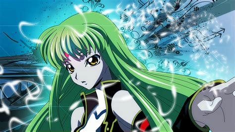 Fond D écran Illustration Les Yeux Anime Code Geass Vert Dessin Animé Cheveux Fille