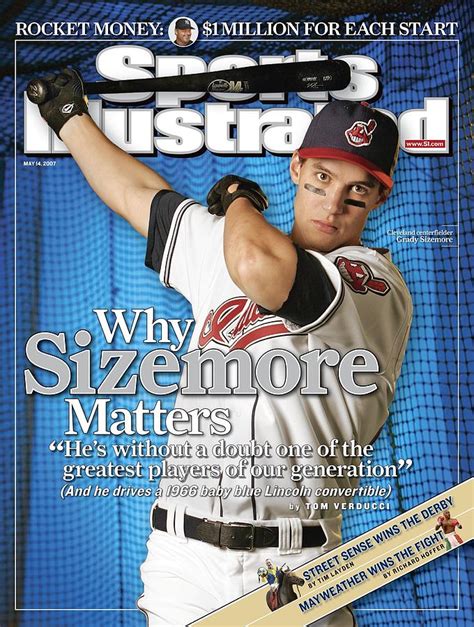 Cleveland Indians Grady Sizemore Sports Illustrated Cover By Sports