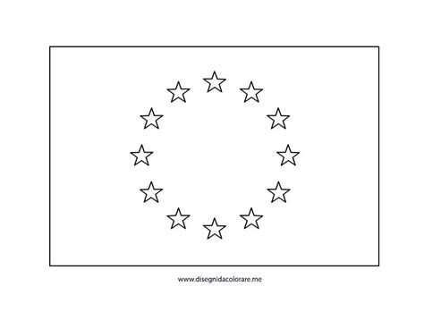 Bandiera Delleuropa Disegni Da Colorare