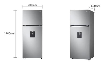Refrigeradora Top Freezer pᶟ Net LG VT WPP Dispensador