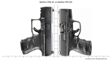 Walther Ppq Sc Vs Walther Pps M Size Comparison Handgun Hero