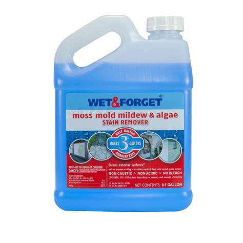 Wet And Forget 05 Gal Moss Mold Mildew And Algae Stain Remover 800003