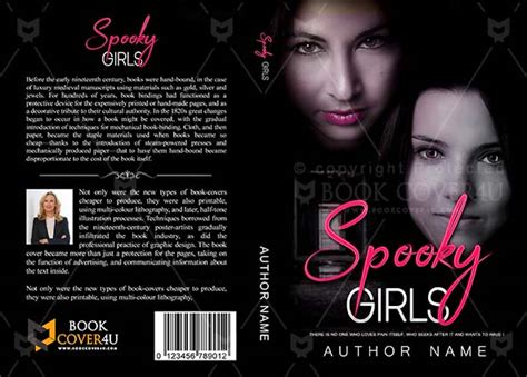 Horror Book Cover Design Spooky Girls