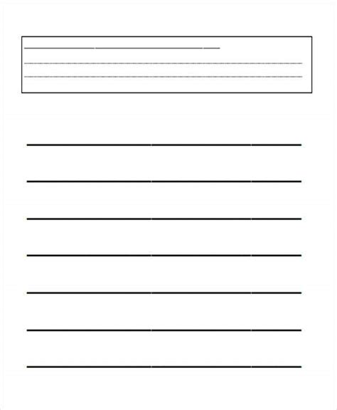Primary handwriting paper all kids network. 18+ Paper Templates in Word | Free & Premium Templates