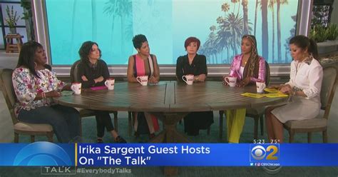Cbs 2s Irika Sargent Special Guest On The Talk Cbs Chicago