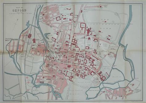 Antique Maps Of Oxford In Oxfordshire
