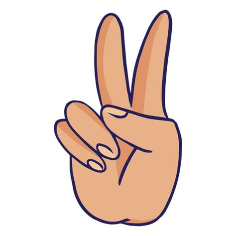 Peace Sign Fingers Png