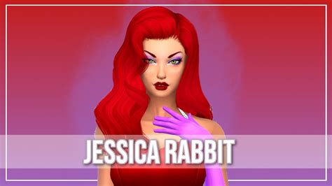 The Sims 4 Create A Sim Jessica Rabbit Youtube