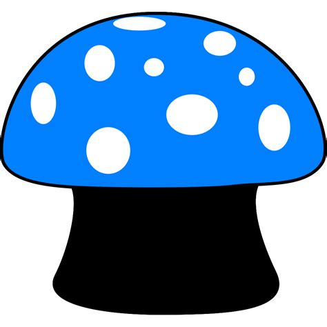 Blue Mushroom PNG, SVG Clip art for Web - Download Clip Art, PNG Icon Arts