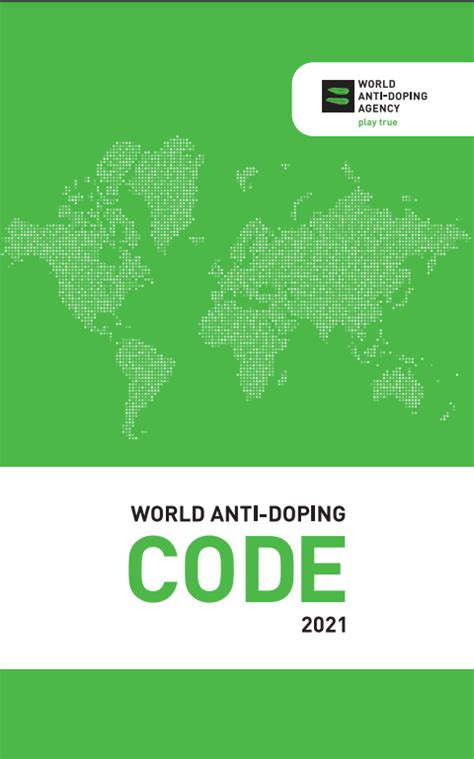 World Anti Doping Code 2021 International Testing Agency