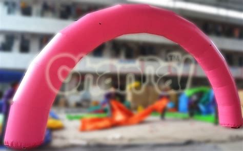 Pink Semi Circle Inflatable Arch Channal Inflatables