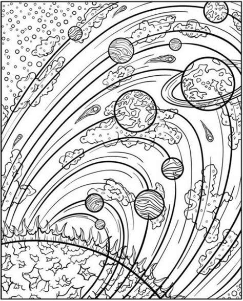 20 Free Printable Space Coloring Pages For Adults