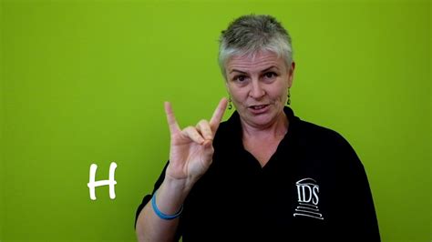 Abc In Irish Sign Language Youtube