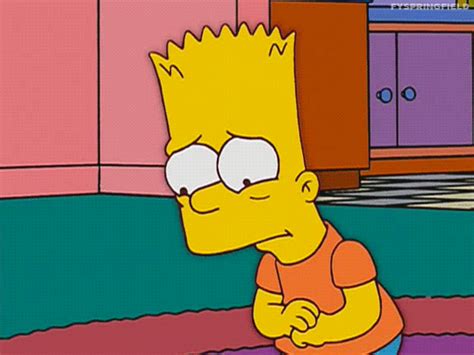 There are 206 sad bart simpson for sale on etsy, and they cost $12.13 on average. Sad The Simpsons GIF - Find & Share on GIPHY