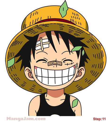 How To Draw Luffy As A Kid From One Piece
