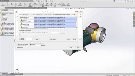 How To Save Solidworks Assemblies Using Advanced Options Youtube