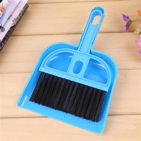Mini Broom Dustpan Set Desktop Sweep Cleaning Brush Keyboard Brush