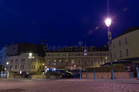 Vilnius City At Night Editorial Stock Photo Image Of View 88579638
