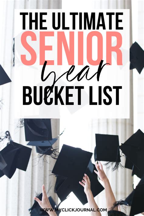 The Ultimate Senior Year Bucket List Senior Year Of High School