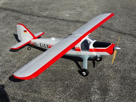Taft Hobby Dornier Do 27 Electric Rc Plane Kit Version Red General Hobby