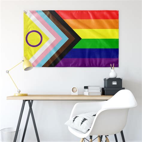 Intersex Inclusive Progress Pride Flag New Inclusive Etsy