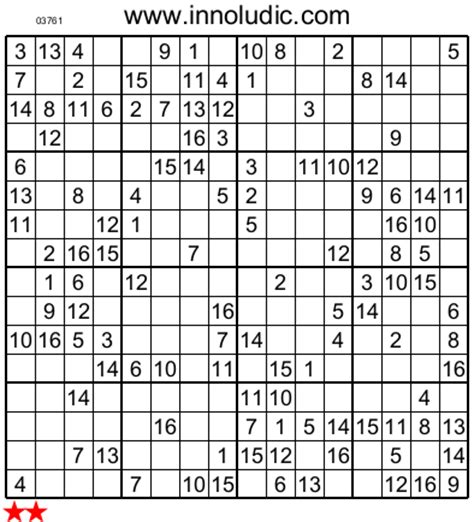 Play this pic as a jigsaw or sliding puzzle. The Best sudoku 16×16 printable | Joann Website