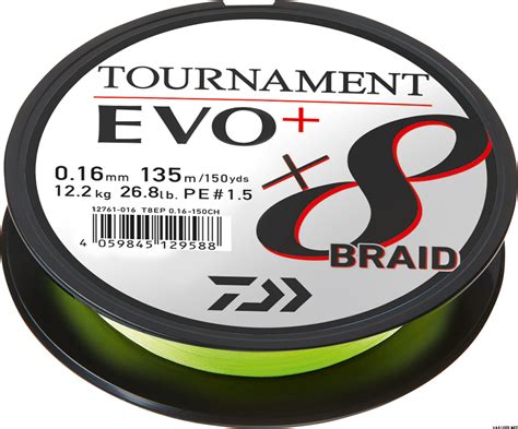 Daiwa Tournament 8 Braid EVO 135m Varuste Net