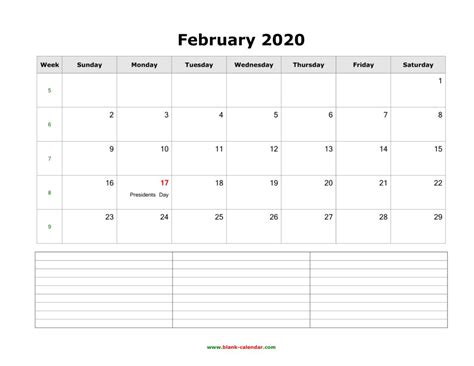 We have different types of templates for printable calendar 2020. Free February 2020 Calendar Printable (Leap Year) - Blank ...