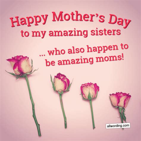 Happy Mother S Day Wishes To My Sister