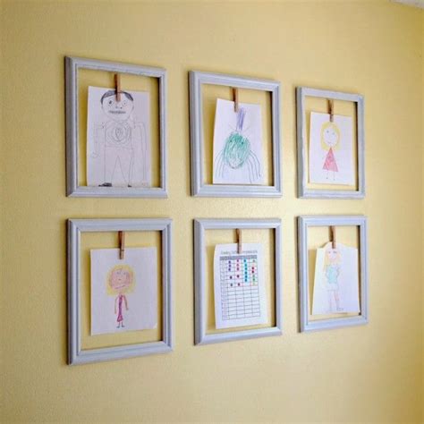 Creative Ways To Display Your Childrens Artwork