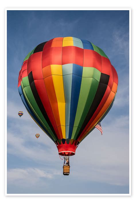 Colorful Hot Air Balloon Print By Editors Choice Posterlounge