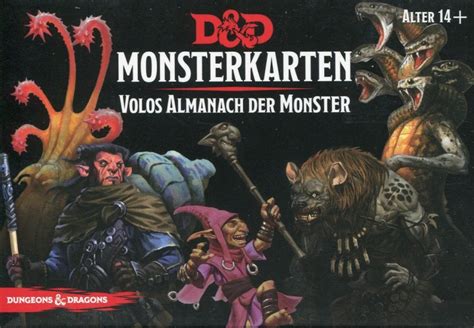 Monsterkarten Volos Almanach Der Monster D3 Dungeons And Dragons Auf