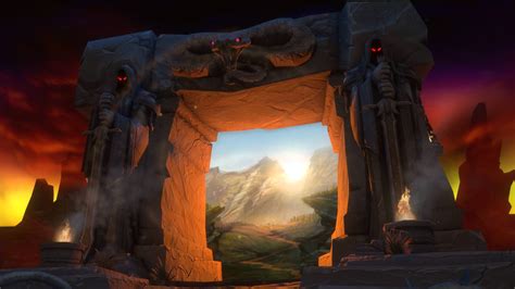 World Of Warcraft The Dark Portal Uhd 4k Wallpaper Pixelz