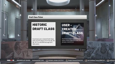 Nba 2k19 Historical Draft Classes And How They Work Youtube