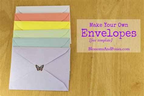Make Your Own Envelopes Free Template