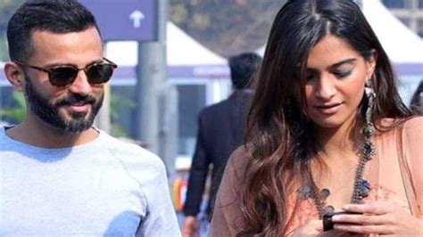 See Pics Sonam Kapoor And Anand Ahuja Enter India Art Fair Together