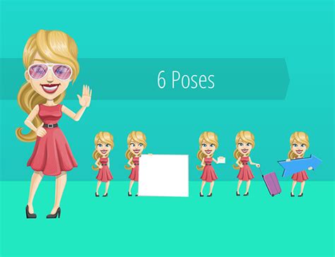 Free Vector Characters With Poses On Behance