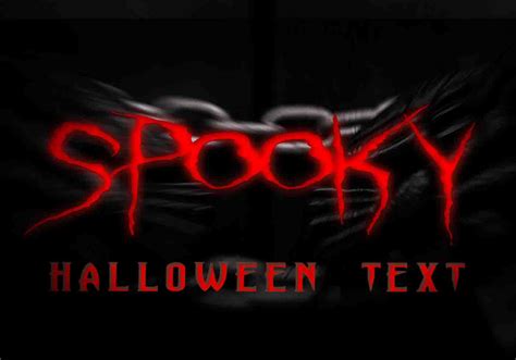 Spooky Halloween Text Psd Free Photoshop Brushes At Brusheezy
