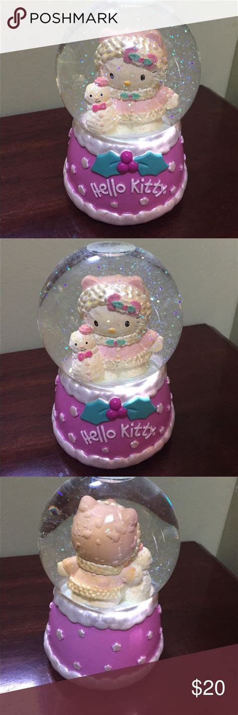 Hello Kitty Christmas Snow Globe Play Music Hello Kitty Christmas
