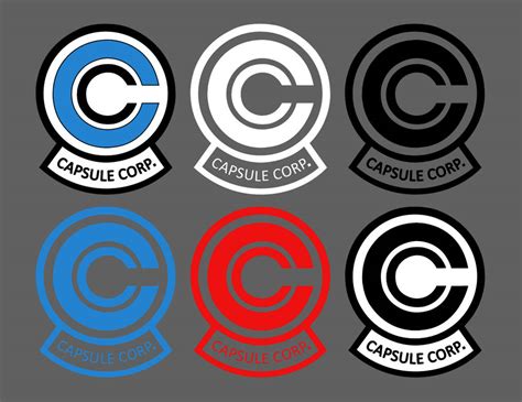 Dragon Ball Capsule Corp Logo Variants By Creativedyslexic On Deviantart