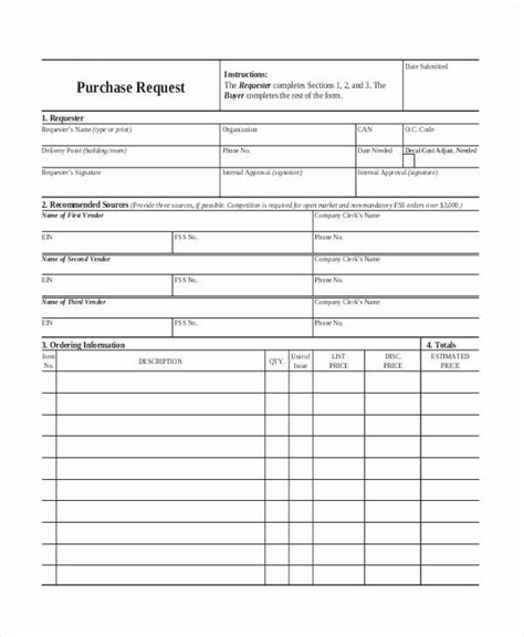 Purchasing Requisition Form Templates Lovely Sample Purchase Order